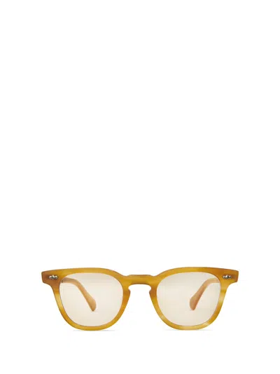 Mr Leight Dean C Honey Tortoise-12k White Gold-demo Beige Glasses