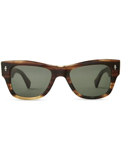 Mr Leight Duke Sonnenbrille In Brown