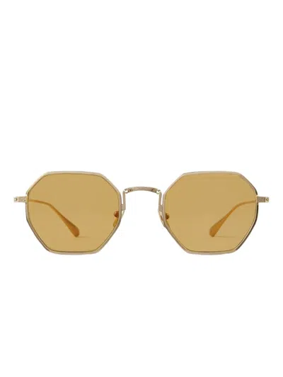 Mr Leight Eden S Brushed 12k White Gold/semi-flat Tuscan Gold