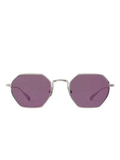Mr Leight Eden S Brushed Platinum/semi-flat Select Violet