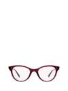 Mr Leight Taylor C Roxbury-chocolate Gold Glasses In Burgundy