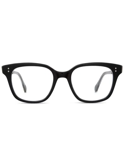 Mr Leight Geometric-frame Glasses In Black