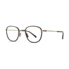Mr Leight Mr. Leight Griffith Ii C Demo Square Unisex Eyeglasses Ml3025 Bk-wg 46 In Black