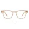 Mr Leight Mr. Leight Hanalei C Demo Oval Unisex Eyeglasses Ml1008 Dun-wg 45