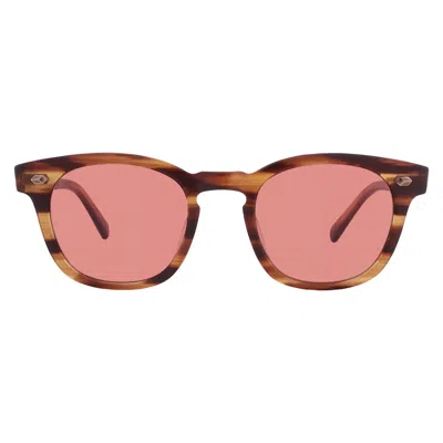 Mr Leight Hanalei S Azalea Oval Sunglasses Ml2022 Koa-atg/aza 45 In Pink