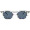 Mr Leight Hanalei S Bluie Opal Oval Sunglasses Ml2022 Grystn-plt/bluopl 45 In Transparent