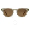 Mr Leight Mr. Leight Hanalei S Kona Brown Oval Sunglasses Ml2022 Oi-wg/konbrn 45