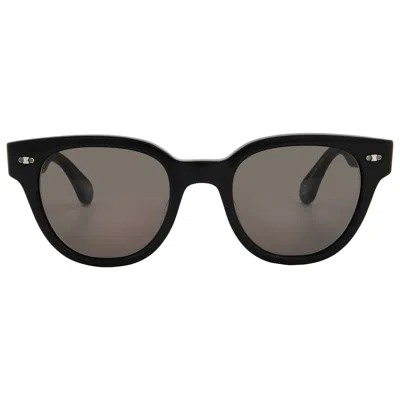 Mr Leight Jane S Lava Oval Sunglasses Ml2047-48-bk-pw/lava In Grey