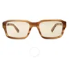 Mr Leight Mr. Leight Kane C Demo Beige Rectangular Men's Eyeglasses Ml1036 Maca-atg-dem Bge 51