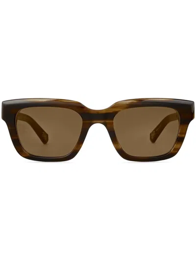 Mr Leight Maven Sunglasses In Brown
