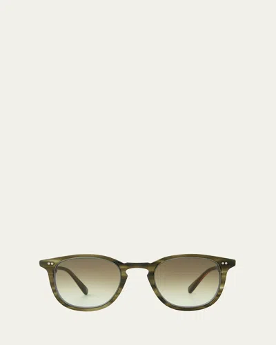Mr Leight Men's Coopers S Semi-square Sunglasses In Green