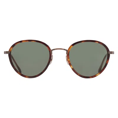 Mr Leight Mr. Leight Monterey Sl Oval Unisex Sunglasses Ml2019x Mpl/grn+drftwd/blul 47 In Brown