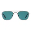 Mr Leight Navigator S Cerulean Navigator Unisex Sunglasses Ml4034 Pw-plt-cw/cer 51 In Metallic