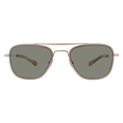 Mr Leight Navigator S Select G15 Polarized Navigator Unisex Sunglasses Ml4034 B12kg-plt-sph/selg15 Plr 51 In Green