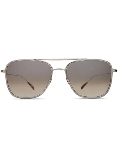 Mr Leight Novarro Sonnenbrille In Gold