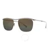 Mr Leight Mr. Leight Owsley S Chancery Gold Metallic Irregular Unisex Sunglasses Ml4027 Atg/changmet 53 In Gold / Metallic