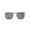Mr Leight Mr. Leight Owsley S G15 Irregular Unisex Sunglasses Ml4027 Plt/g15glss 53 In Platinum