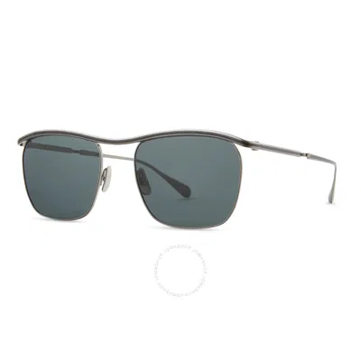 Mr Leight Mr. Leight Owsley S Presidential Blue Irregular Unisex Sunglasses Ml4027 Bp/presblu 53