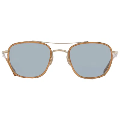 Mr Leight Price S Pure Blue Pilot Titanium Sunglasses Ml4026 Top-12kg/pblu 49