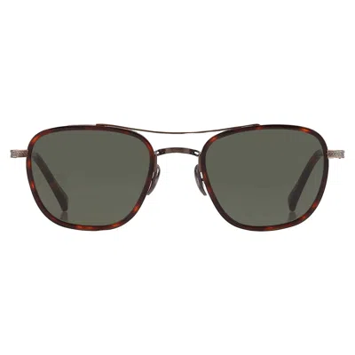 Mr Leight Price S Pure G15 Pilot Titanium Sunglasses Ml4026 Hont-atg/pg15 49 In Green