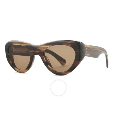 Mr Leight Mr. Leight Reveler S Semi-flat Kona Brown Goggle Unisex Sunglasses Ml2032 Koa-atg/sfkonbrn 49 In Brown / Gold