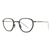 Mr Leight Mr. Leight Roku C Demo Oversized Unisex Eyeglasses Ml3009 Mbk-atg 46 In Brown