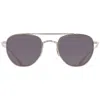 Mr Leight Mr. Leight Roku Ii S Lava Pilot Titanium Sunglasses Ml4015 Plt-pw/lava 48 In Gray