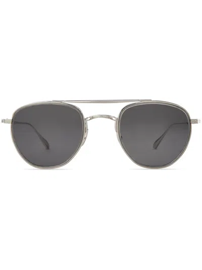 Mr Leight Roku Sonnenbrille In Silver