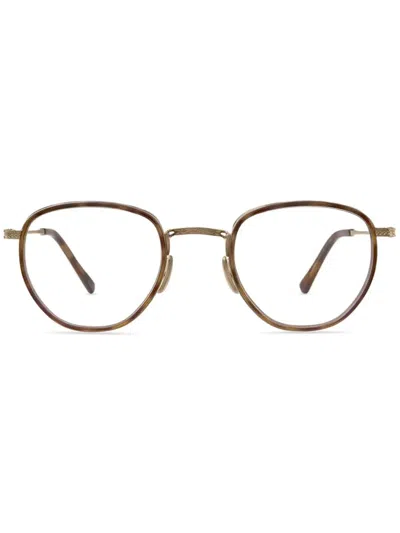 Mr Leight Mr. Leight Rokucyjktg Acetate And Metal Frame Eyeglasses In Brown