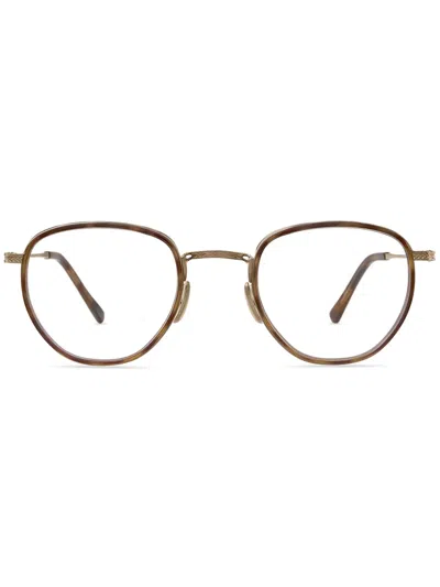 Mr Leight Round-frame Glasses In 金色