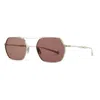 Mr Leight Mr. Leight Sunglasses In Metallic