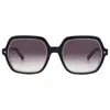 Mr Leight Sofia S Black Gradient Butterfly Ladies Sunglasses Ml2015-56-bkglss-plt/bkg In Black
