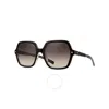 Mr Leight Mr. Leight Sofia S Black Gradient Butterfly Ladies Sunglasses Ml2015-56-bkglss-plt/bkg In Black / Platinum