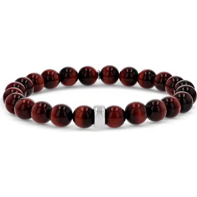 Mr Lowe By Sheryl Lowe Mr Lowe Bead Bracelet With Plain Rondelle