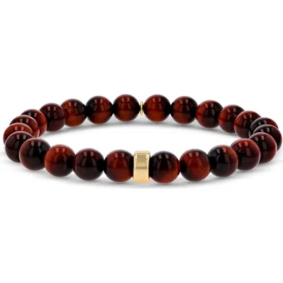 Mr Lowe By Sheryl Lowe Mr Lowe Bead Bracelet With Plain Rondelle