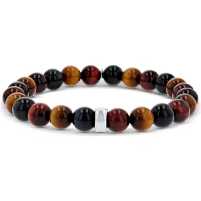 Mr Lowe By Sheryl Lowe Mr Lowe Bead Bracelet With Plain Rondelle