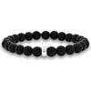 Mr Lowe By Sheryl Lowe Mr Lowe Bead Bracelet With Plain Rondelle In Multi