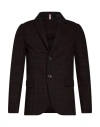 Mr Massimo Rebecchi Man Blazer Dark Brown Size 34 Polyester, Wool In Brown