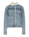 Mr Massimo Rebecchi Woman Denim Outerwear Blue Size 8 Cotton In Blue