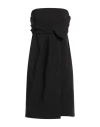 Mr Massimo Rebecchi Woman Mini Dress Black Size 6 Cotton, Polyamide, Elastane