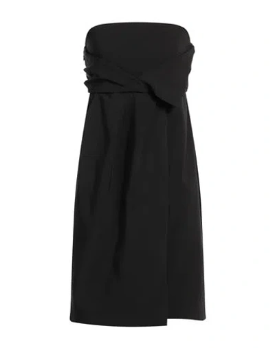 Mr Massimo Rebecchi Woman Mini Dress Black Size 6 Cotton, Polyamide, Elastane