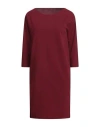 Mr Massimo Rebecchi Woman Mini Dress Burgundy Size L Polyester, Elastane In Red