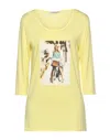 Mr Massimo Rebecchi T-shirts In Yellow