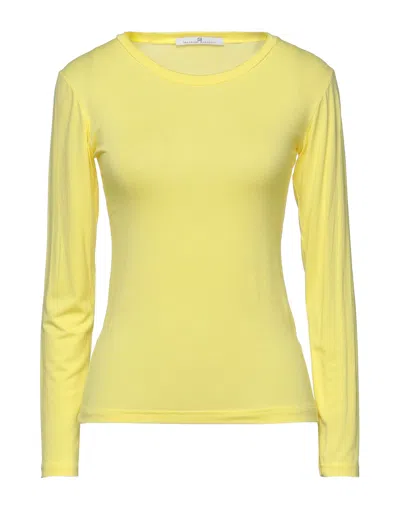 Mr Massimo Rebecchi Woman T-shirt Yellow Size Xl Viscose, Elastane