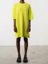 Mr Mittens Bella Lace Shirt Dress In Lime In Green