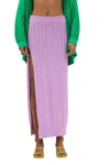 Mr Mittens Lace Skirt In Lilac In Blue