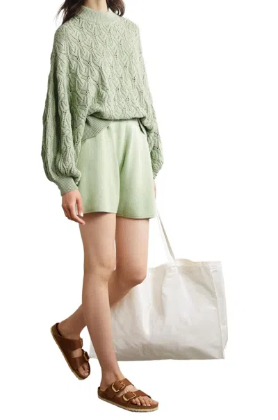 Mr Mittens Lounge Shorts In Sage In Green