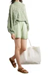 Mr Mittens Lounge Shorts In Sage In Green