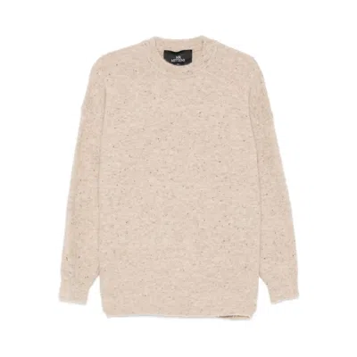 Mr Mittens Megan Crew-neck Sweater In Neutral