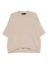 Mr Mittens Mia Short-sleeve Round-neck Top In Brown
